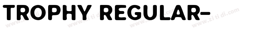 Trophy Regular字体转换